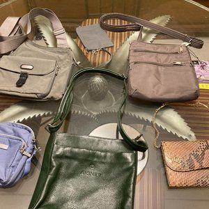 Vintage Aigner Leather Shoulder Bag